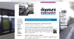 Desktop Screenshot of dopravniinzenyrstvi.cz